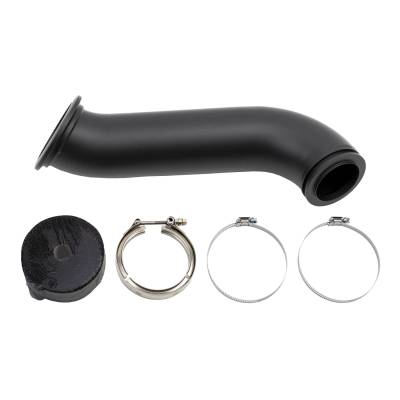 Wehrli Custom Fabrication - Cummins 4" High Mount S300 Down Pipe