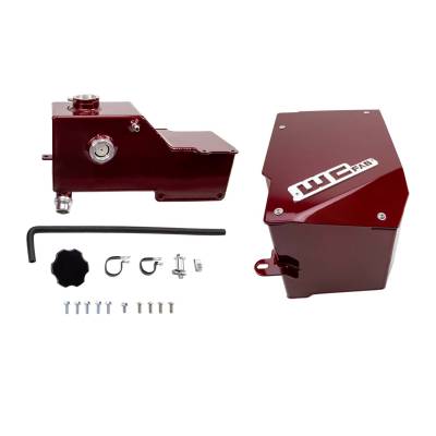 Wehrli Custom Fabrication - 2017-2024 6.7L Power Stroke Coolant Tank Kit with Battery Box