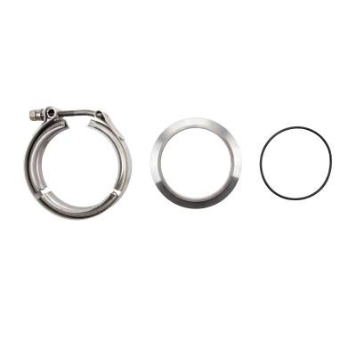 Wehrli Custom Fabrication - S300SXE Outlet Steel Flange and Clamp Kit