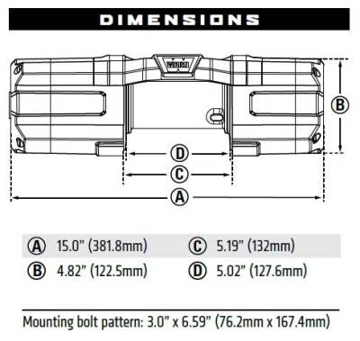 Warn Industries - WARN AXON 45-S POWERSPORT WINCH, 50ft. SYNTHETIC ROPE - Image 5