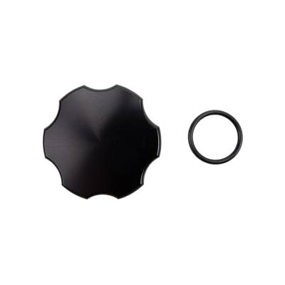 Wehrli Custom Fabrication - 2011-2024 Power Stroke Billet Aluminum Oil Fill Cap, Black Anodized - Image 2